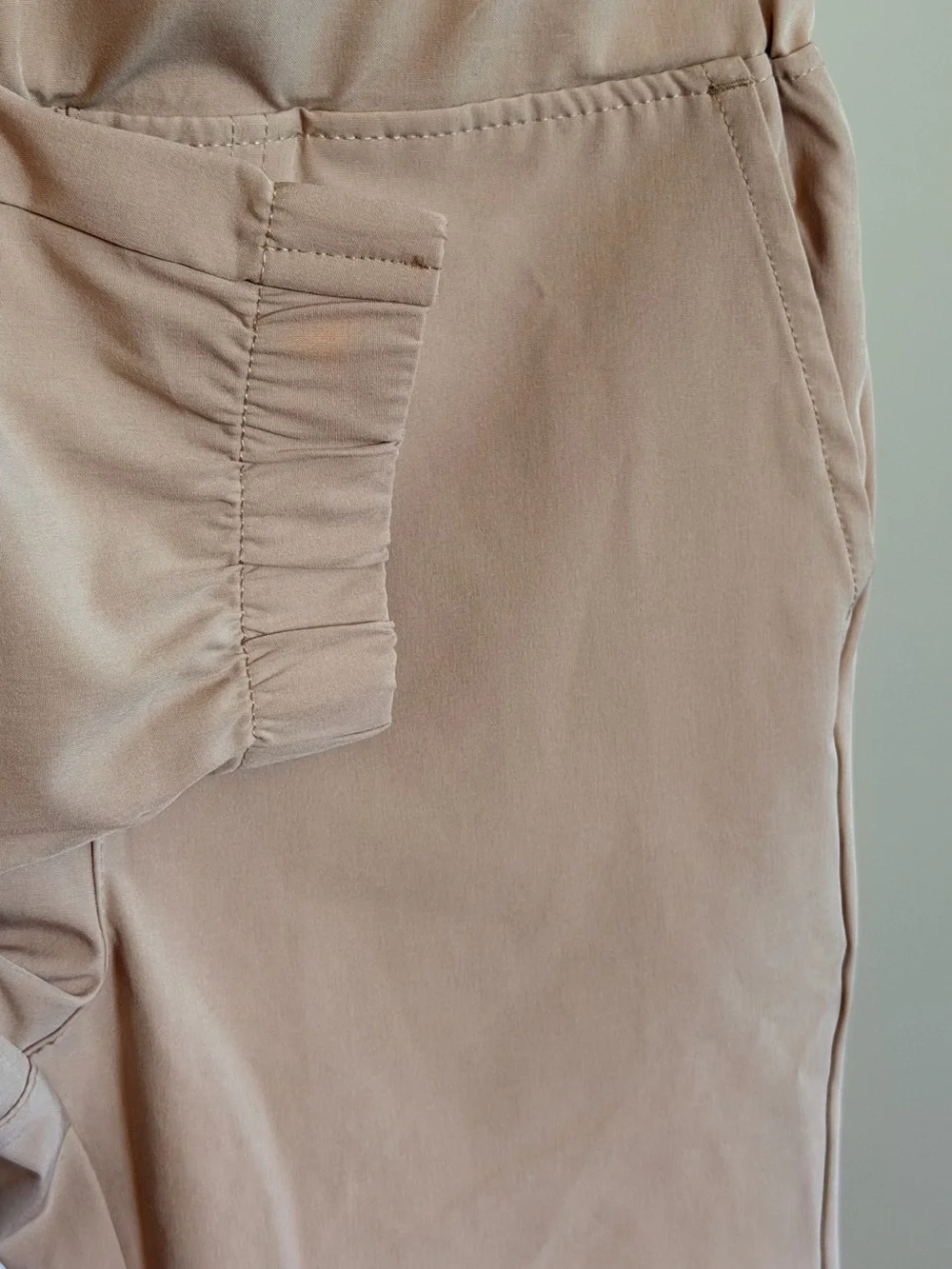The Original Ben Sherman Boy’s Tan Elastic-Hem Khaki Joggers